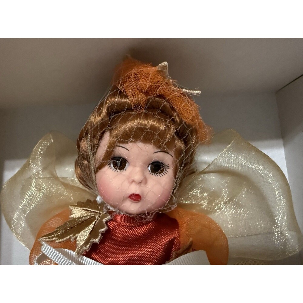 Madame Alexander Doll 8" Fall Angel Redhead Autumn Orange Leaves Girl 28630 2000